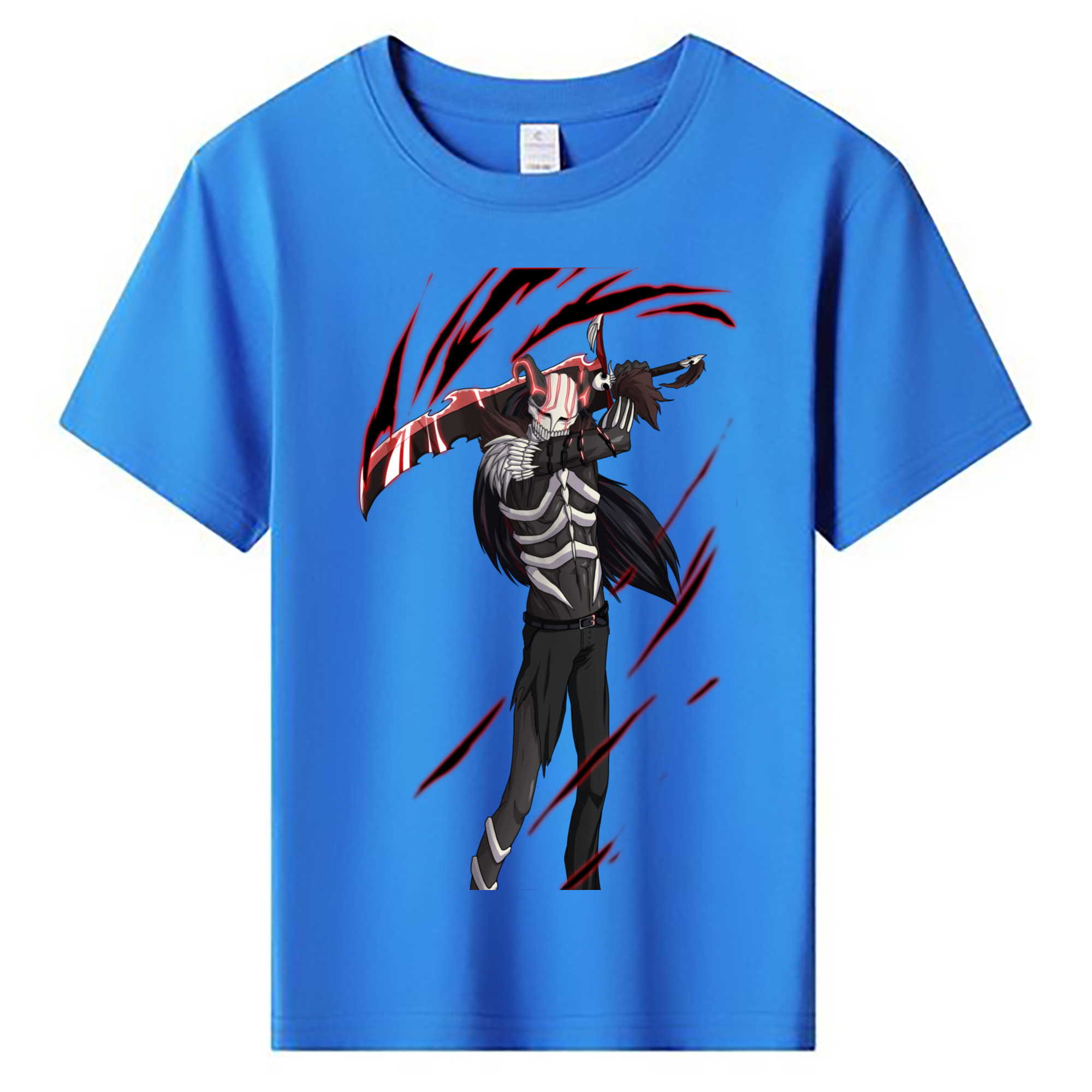 （画像用） ブリーチ 黒崎一護（くろさき いちご）BLEACH Kurosaki Ichigo 綿100％キッズTシャツ（フロントプリント）